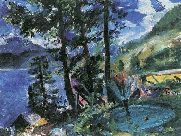 Lovis Corinth Walchensee mit Springbrunnen china oil painting image